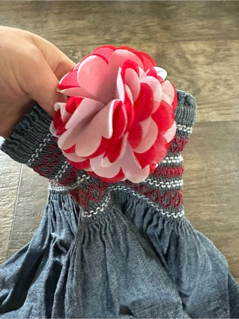 Gymboree Denim dress with flower